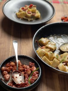Il polpo ripassato in padella