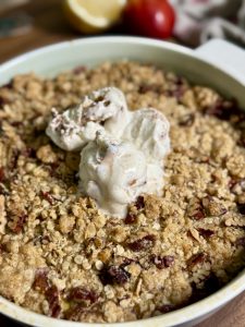 peach crisp